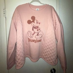 Disney Mickey Mouse Quilted Pullover for Women – Pink
